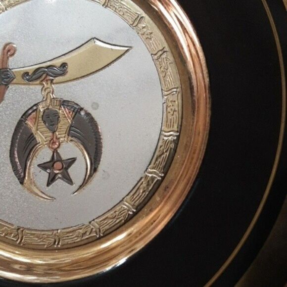 Art of Chokin 24KT Gold Edged Decorative Set black white plate mini vintage - Picture 13 of 16